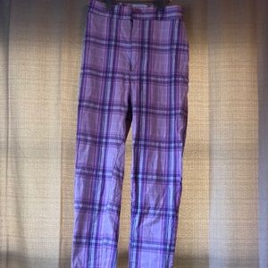 Plaid pants